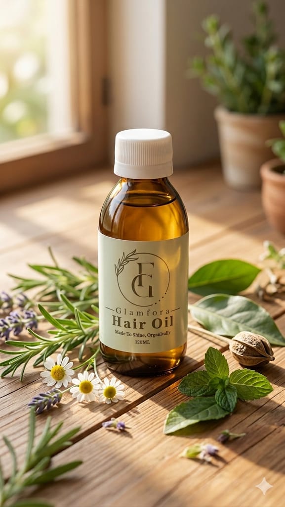 Glamfora Organic Hair Oil- (120-ml)