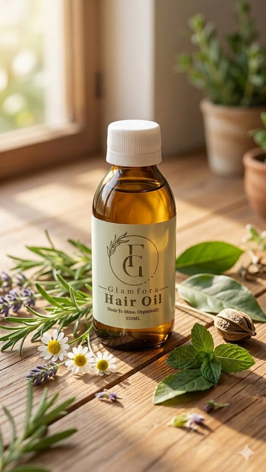 Glamfora Organic Hair Oil- (120-ml)